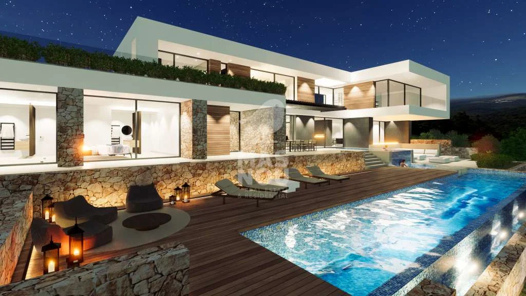 Mas Nou sea-view plot with project