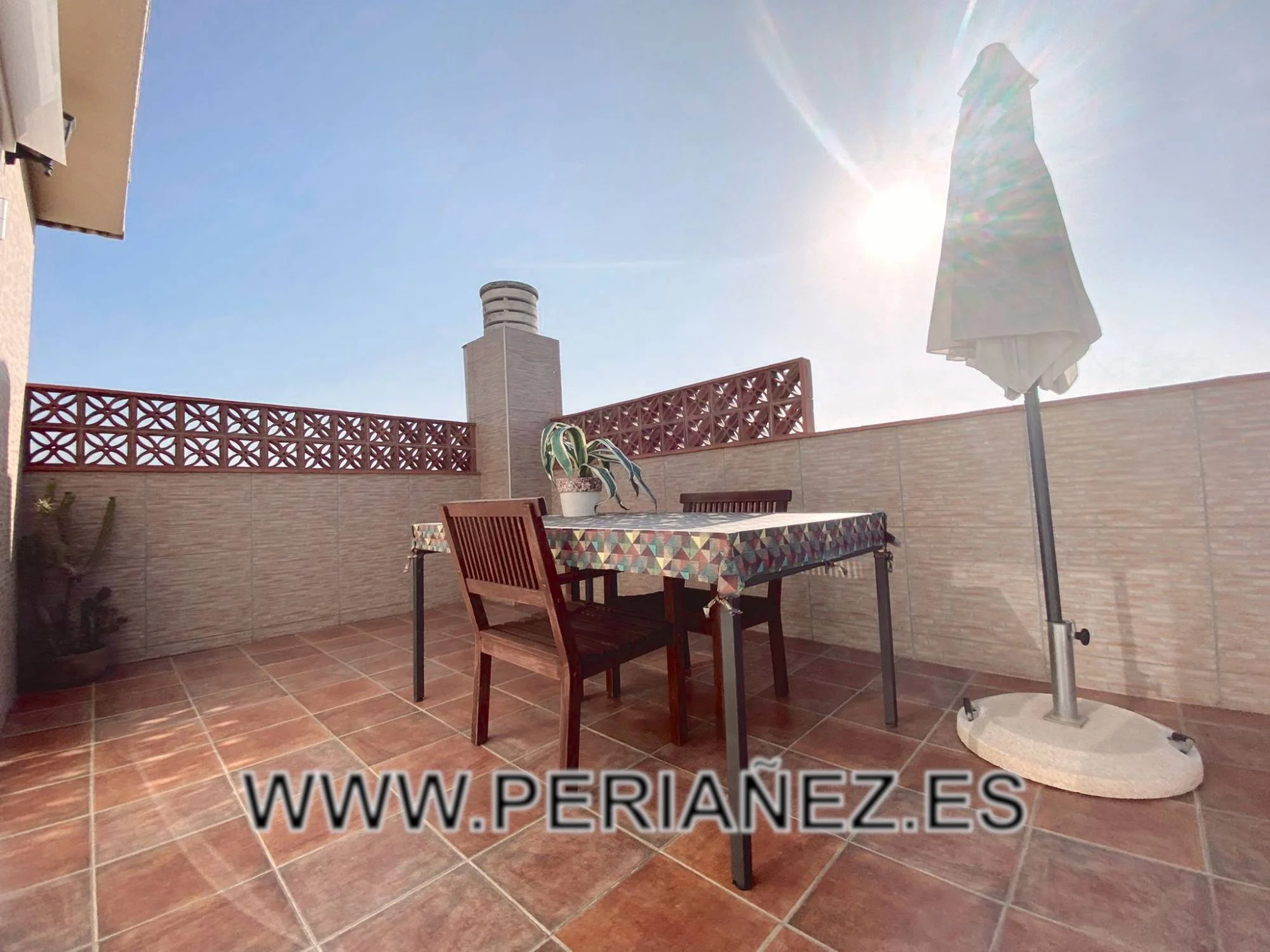 Four-bedroom property with rooftop terrace