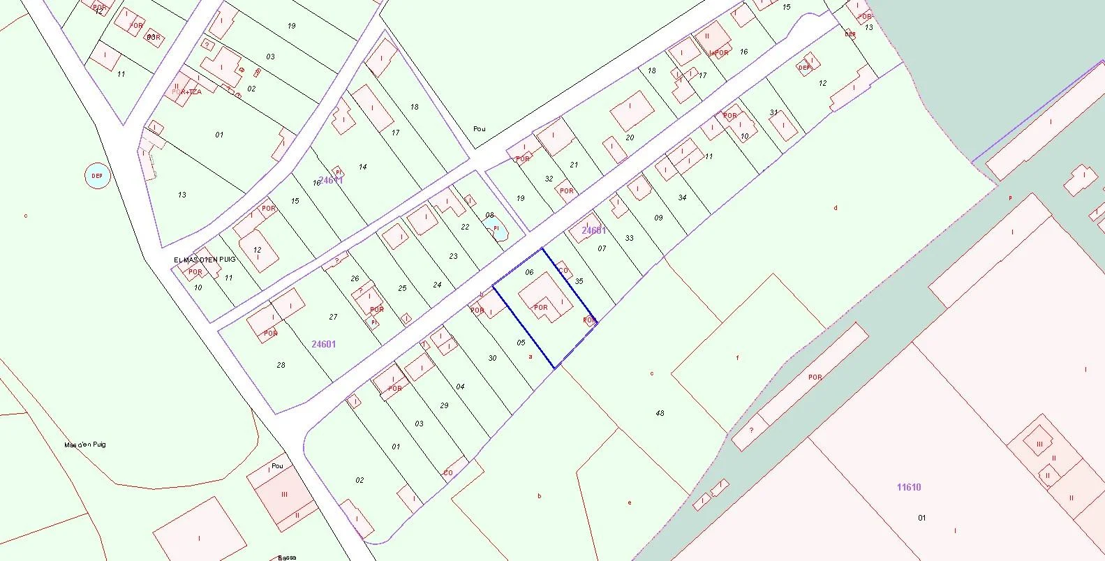 Casa rústica en parcela de 634 m²