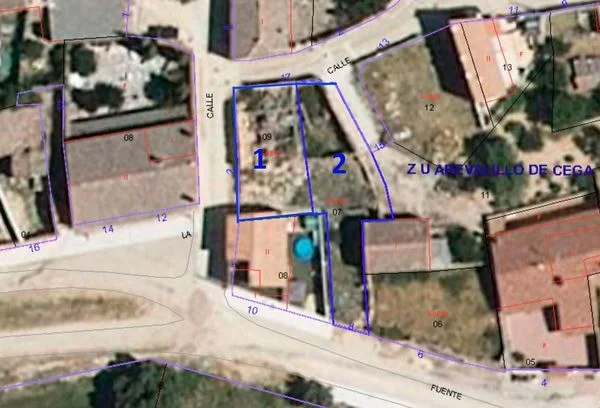 Solar urbano cerca de Pedraza, 451 m²