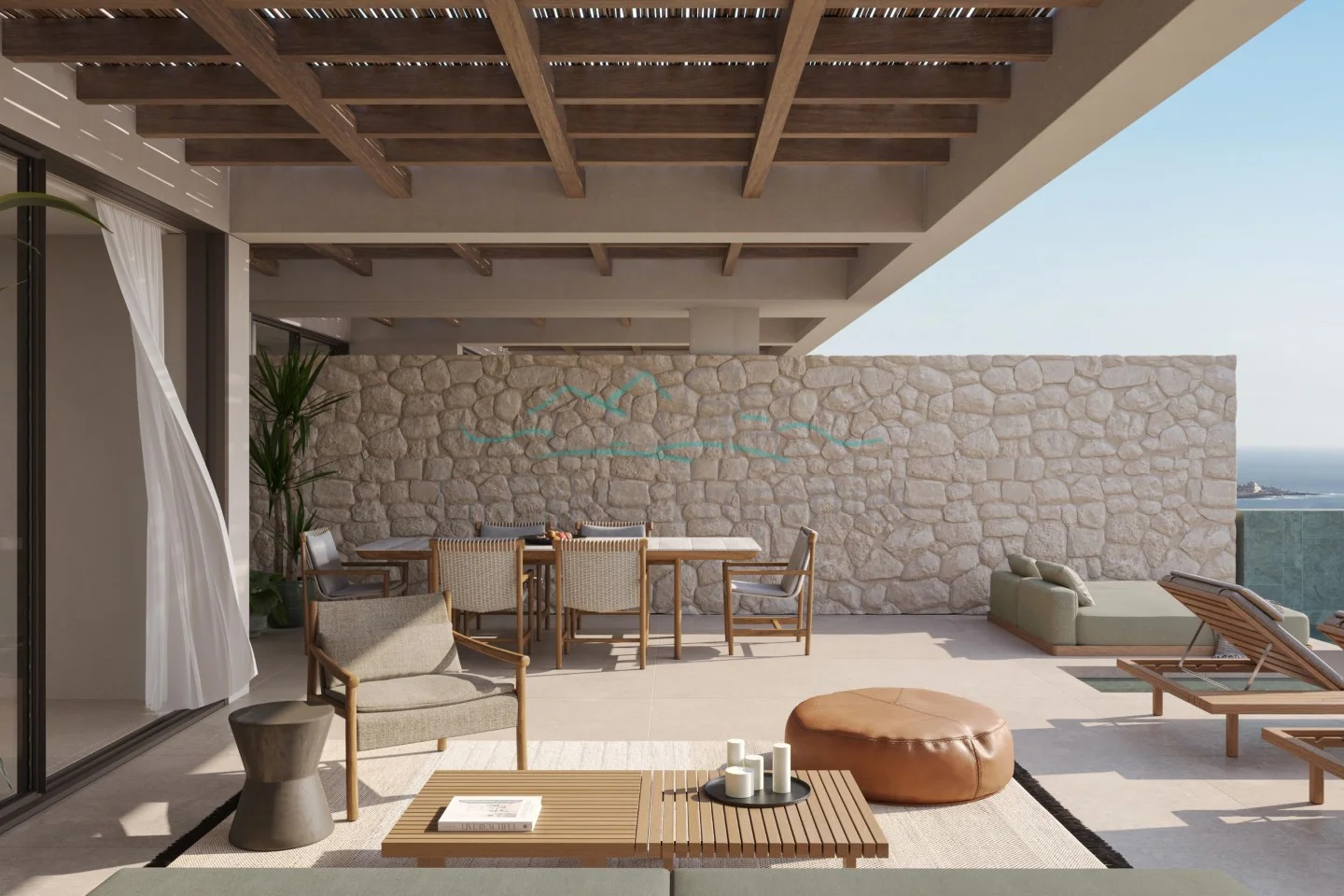 Villa de tres dormitorios con piscina privada