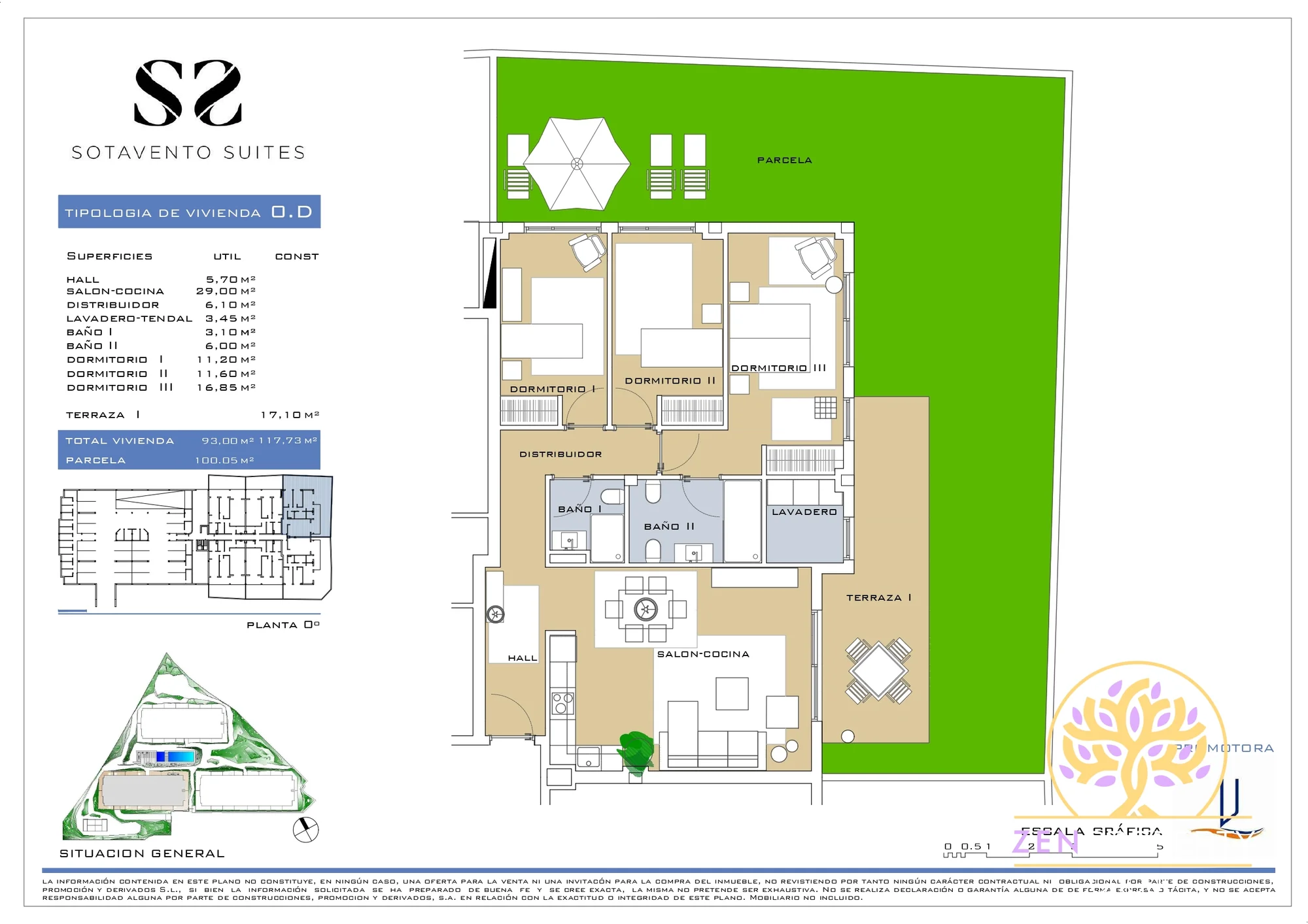 Apartamento nuevo en primera línea, 3 dormitorios