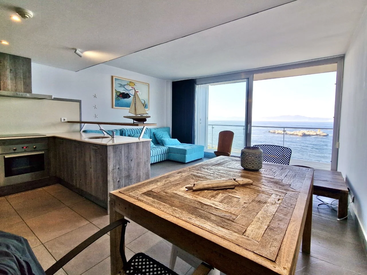 Vivienda reformada frente al mar, 1 dormitorio