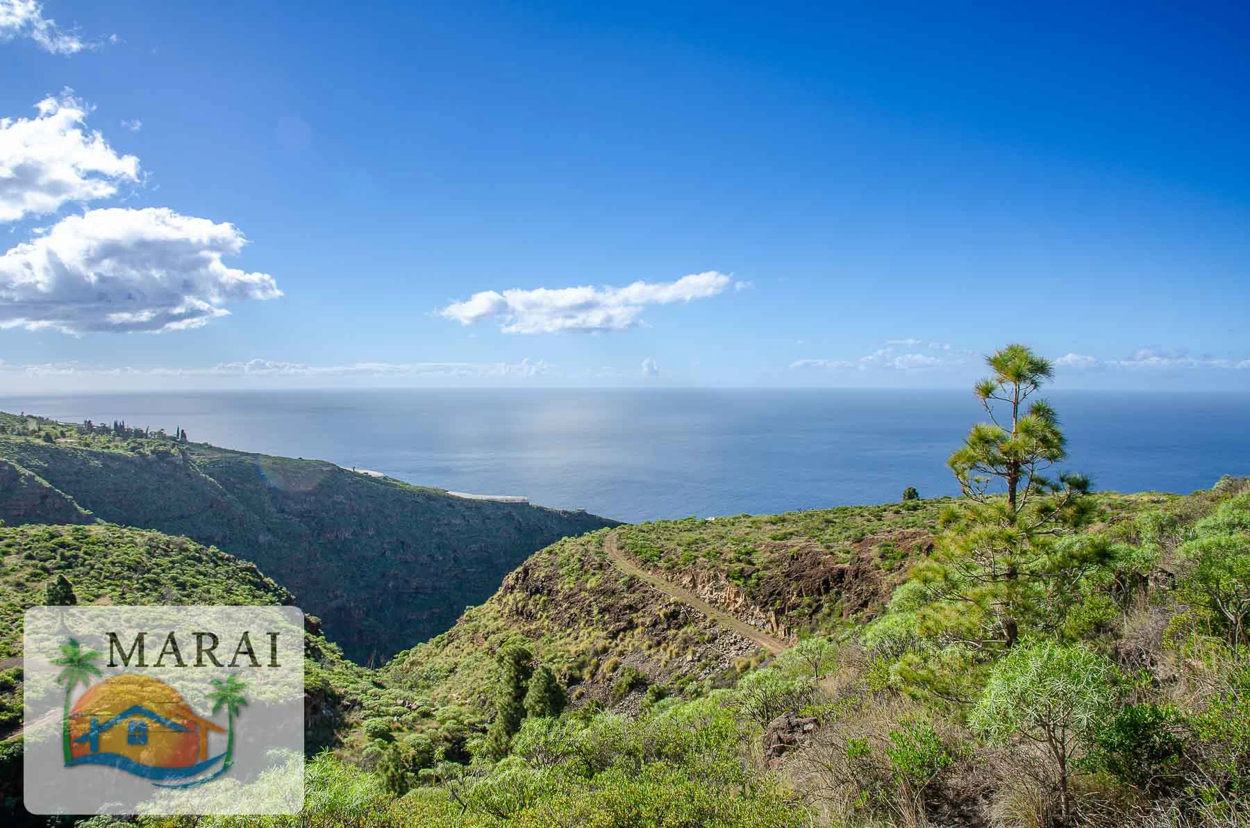Tourism plot near Tijarafe, sea views