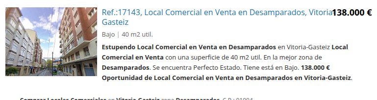 Ground-floor commercial unit, Desamparados