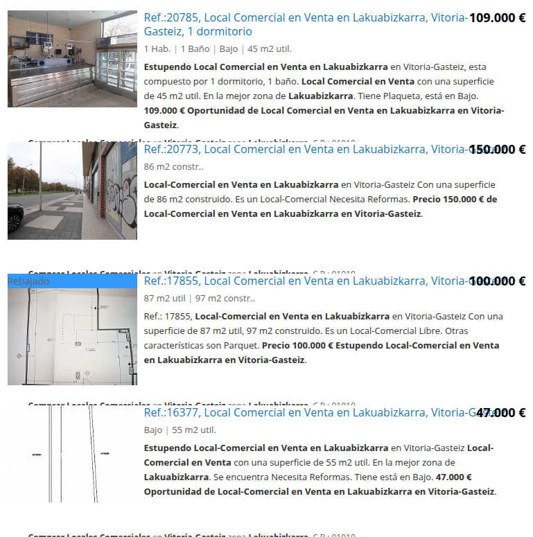 Ground-floor commercial unit, 45 m²