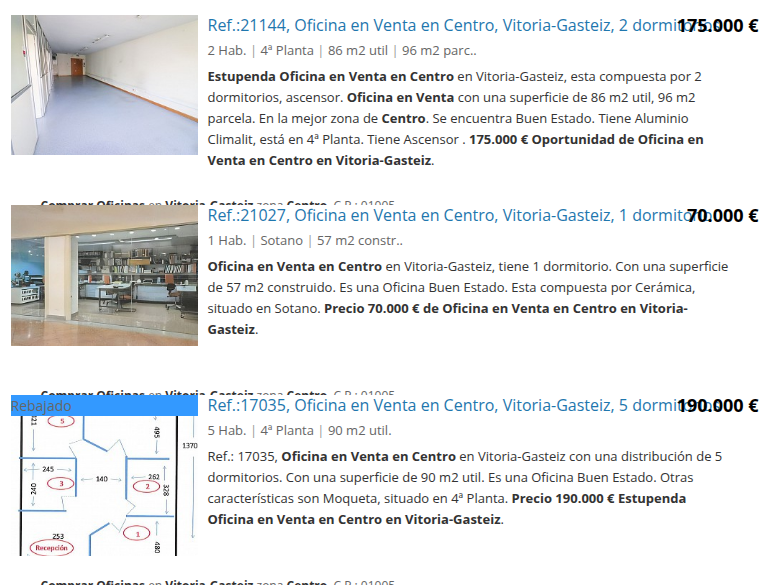 Oficina en Centro con 86 m² útiles