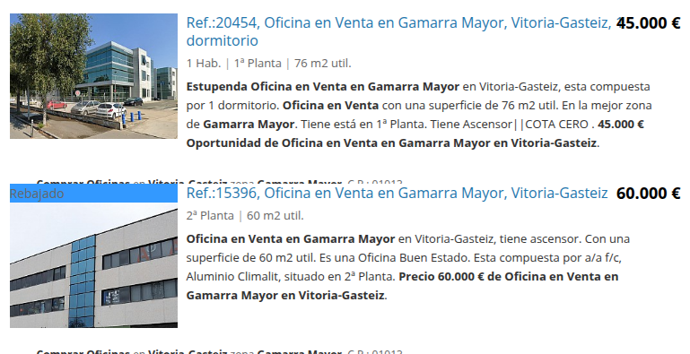 Oficina en Gamarra Mayor, 76 m²