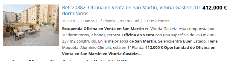 San Martín office with 337 m²