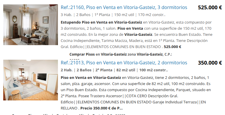 Spacious Vitoria flat with 3 bedrooms