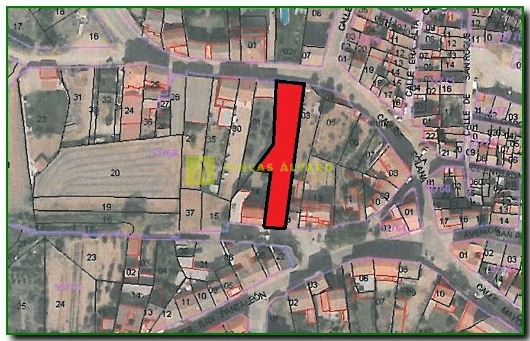 Solar urbano en Huércanos de 955 m²