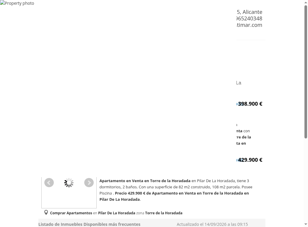 Apartamento en Torre, 3 dormitorios