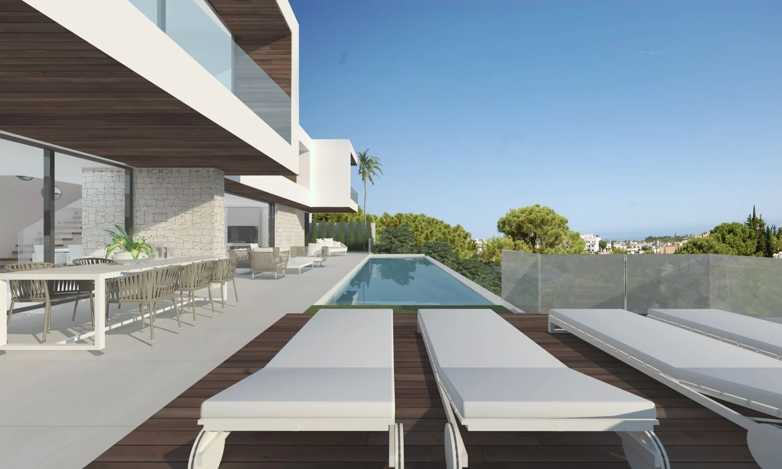 New villa in Selwo, four bedrooms
