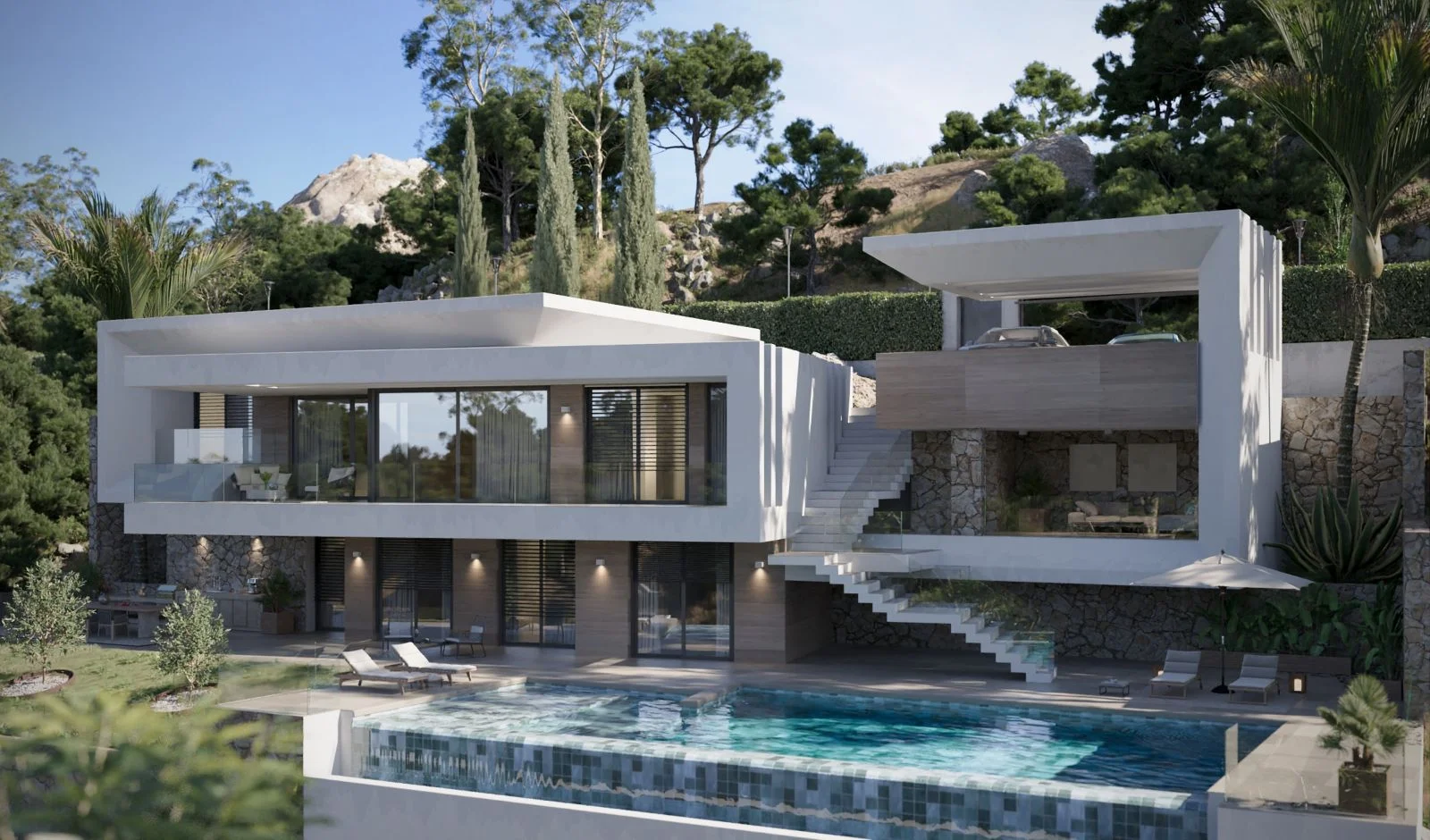Villa en Los Flamingos, 4 dormitorios