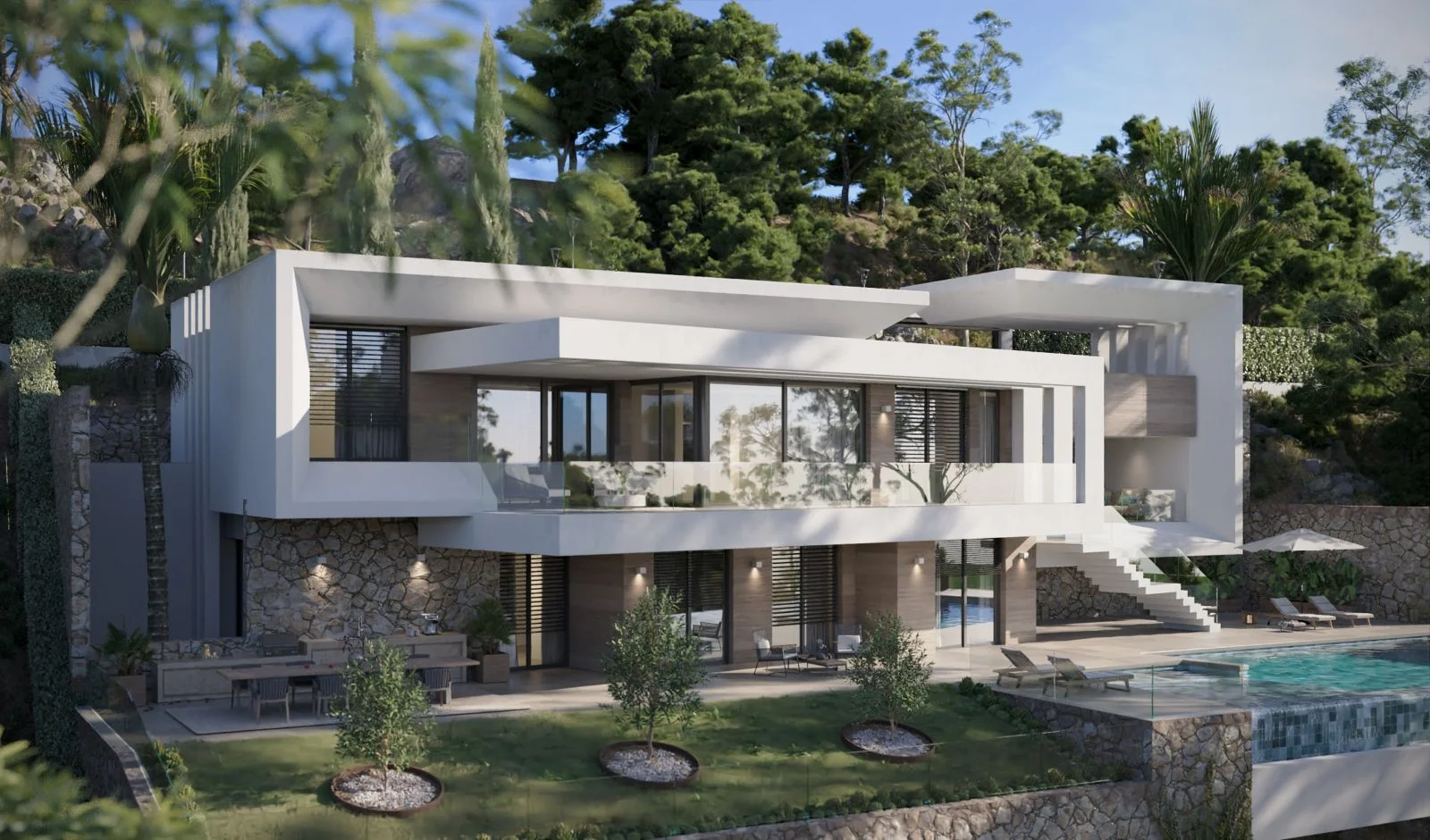 Villa contemporánea en Benahavís de 549 m²