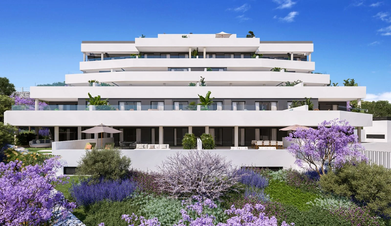 New development with sea views