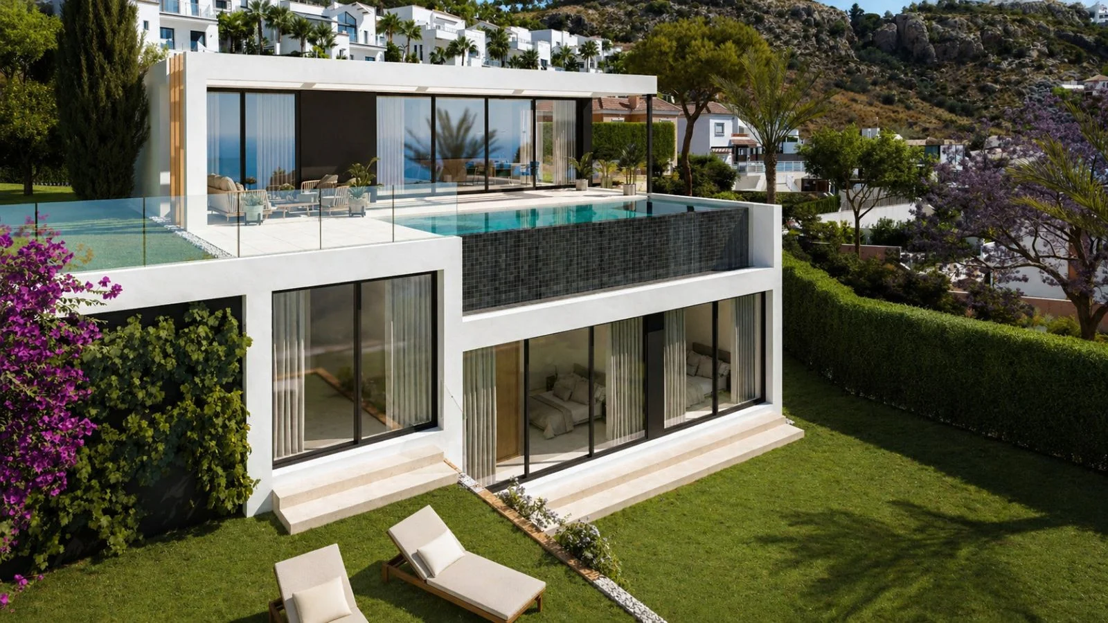 Off-plan villa with panoramic sea views