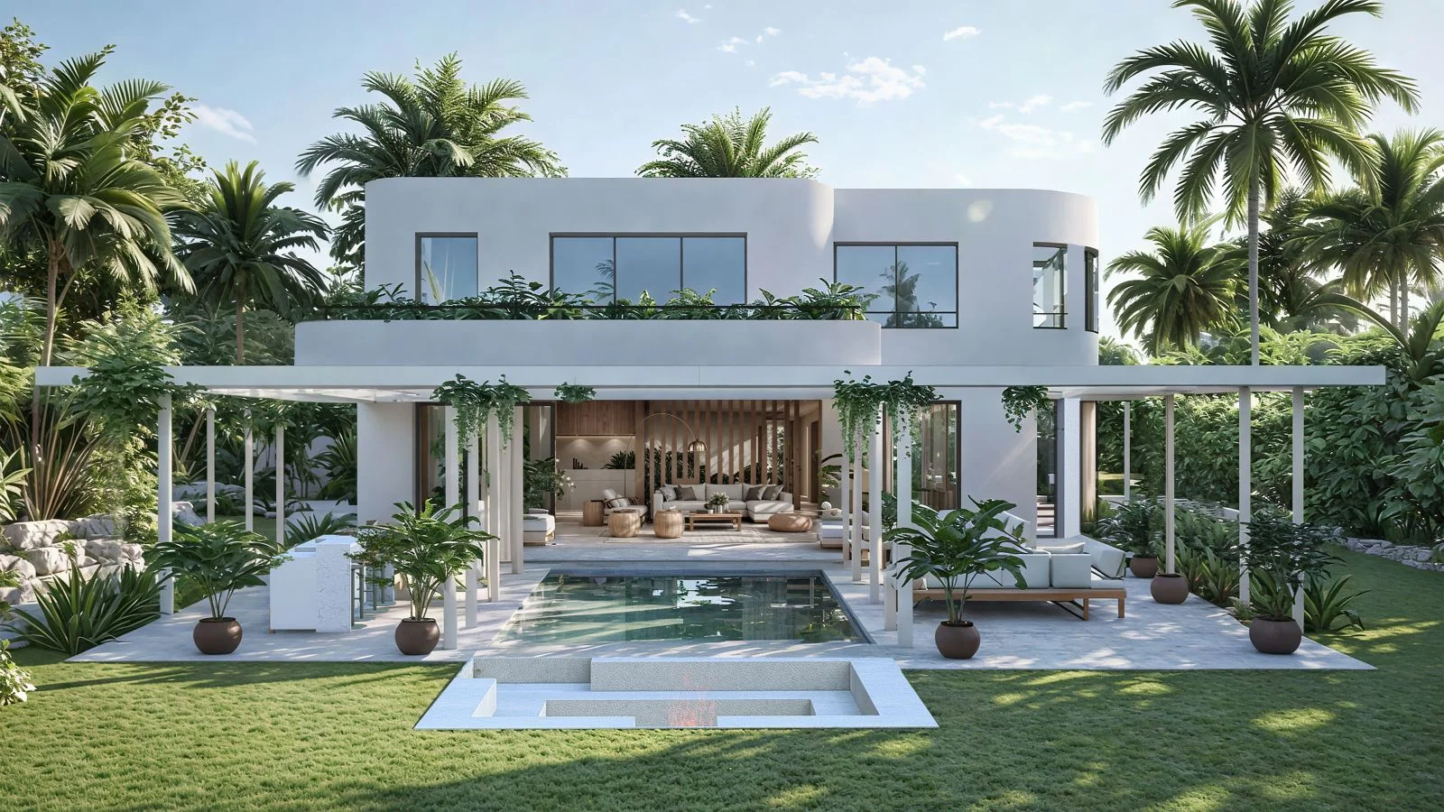 Villa junto a la playa en Marbesa, cuatro dormitorios