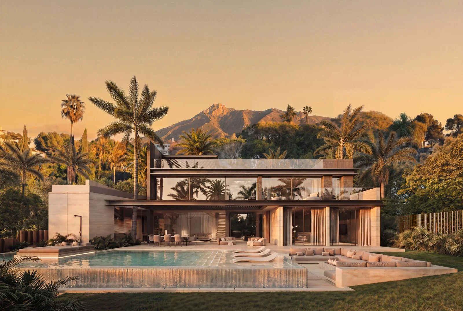 Off-plan Golden Mile villa, 760 m²