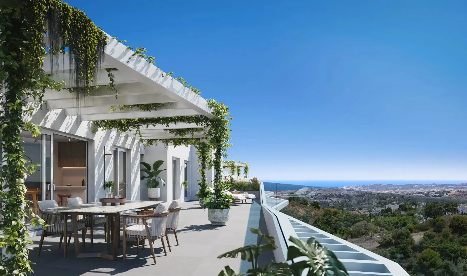 Nuevos apartamentos en Mijas, 80–109 m²