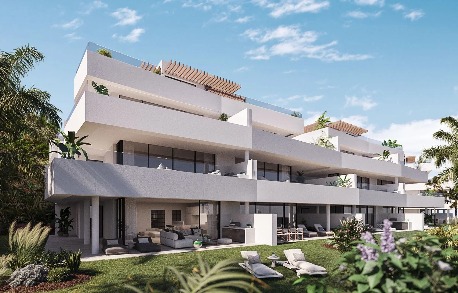 New development near Estepona, sea views