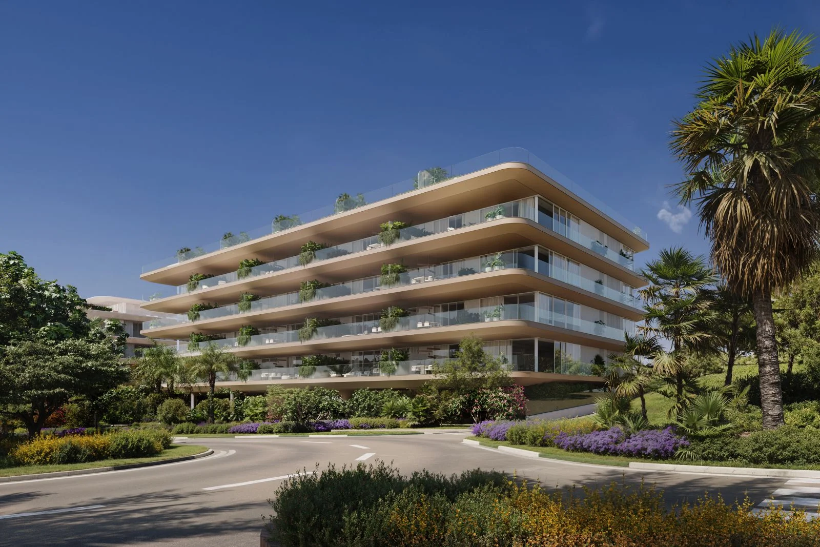 Off-plan Estepona development, sea views