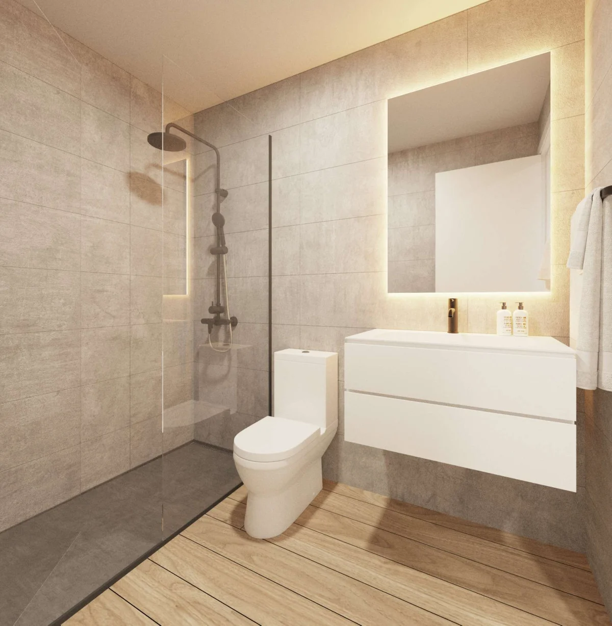 New-build Estepona apartment near marina