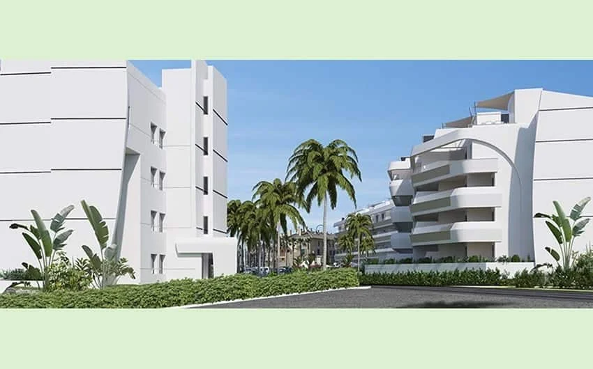 Apartamentos sobre plano con vistas al puerto