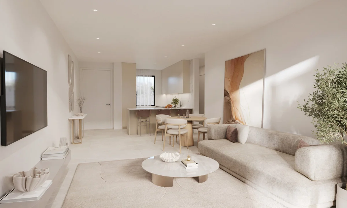 Apartamentos sobre plano en Estepona junto al golf